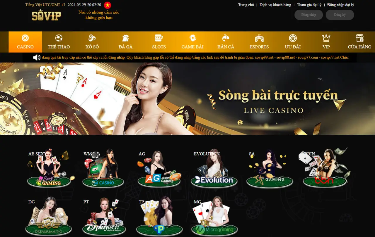 Casino SOVIP - Trò Chơi Hot Hit Nhất Hiện Nay